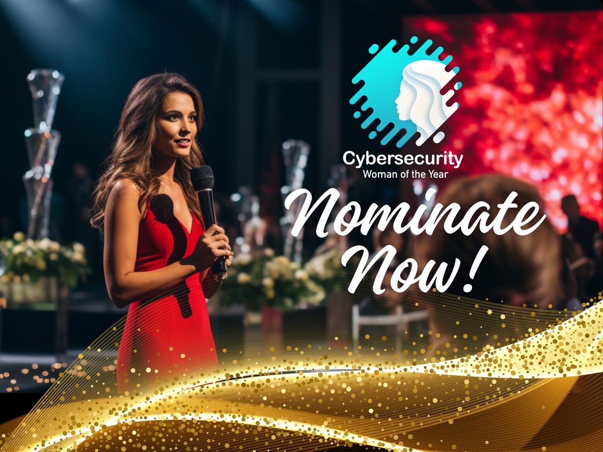 Nominations for the 2024 Cybersecurity Woman of the Year are open! Spotlight the remarkable women in cybersecurity by nominating them today. 

Submit nominations here: [buff.ly/49kMjDm| Deadline: April 15th 📅
#CSWY2024 #WomenInCybersecurity #cybersecurity #womenincyber