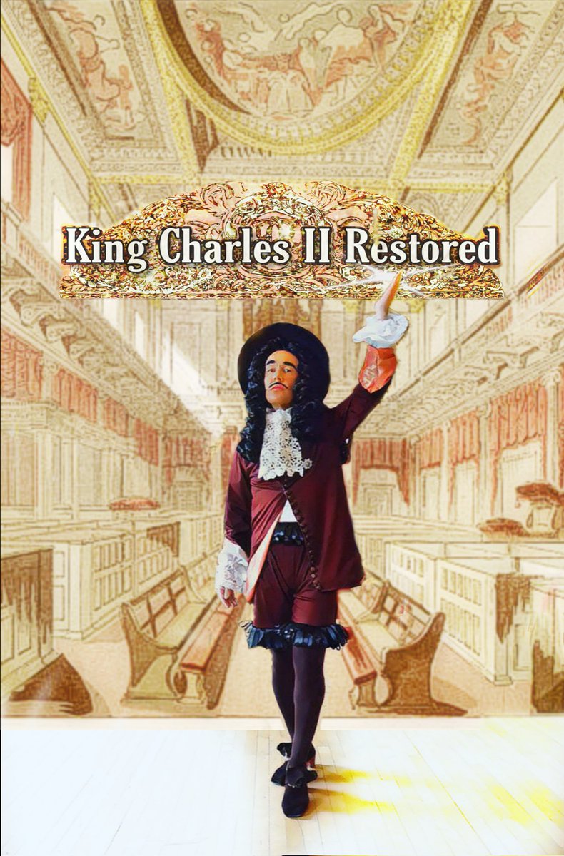 Stood inside Whitehall Palace chapel (sighs, I wish!)

King Charles II Restored

#KingCharles #CharlesII #History #17thcentury #Fashion #Royal #Royals #Whitehall #London #Palace #Chapel #Churches