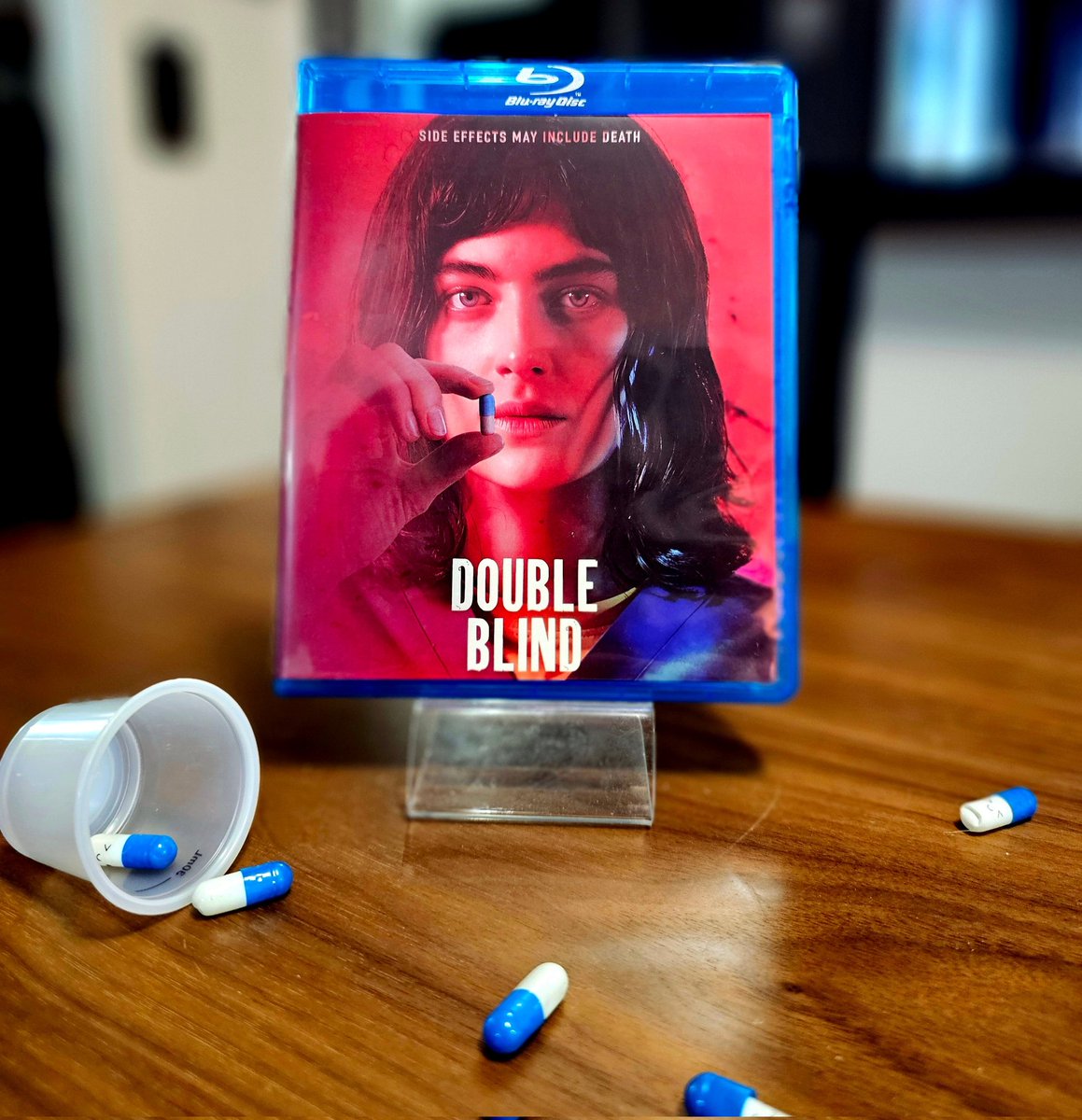 DOUBLE BLIND (2024) An Experimental drug trial goes awry, the test subjects face a terrifying side effect: if you fall asleep you die. VOD now. Blu-ray March 12th. Review on YT today. @epic_pictures & @mvdentgroup #horror #thriller #sleep #review