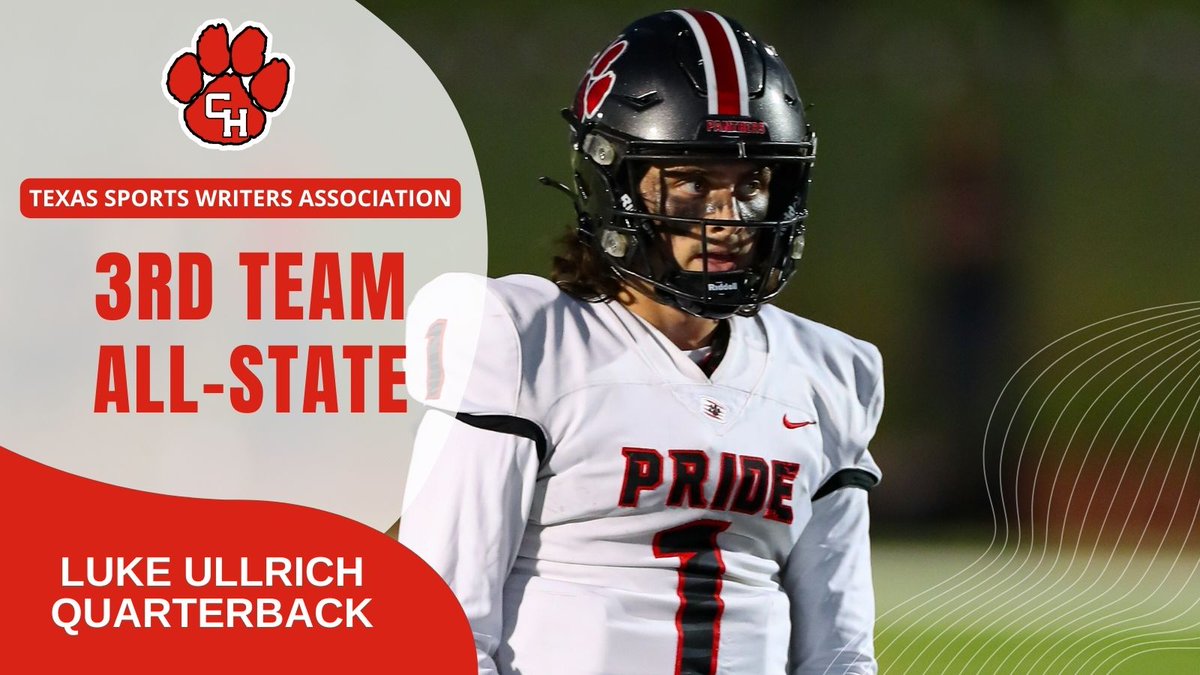 TSWA All-STATE! Congrats @ullrich_luke ! HUGE HONOR!!!