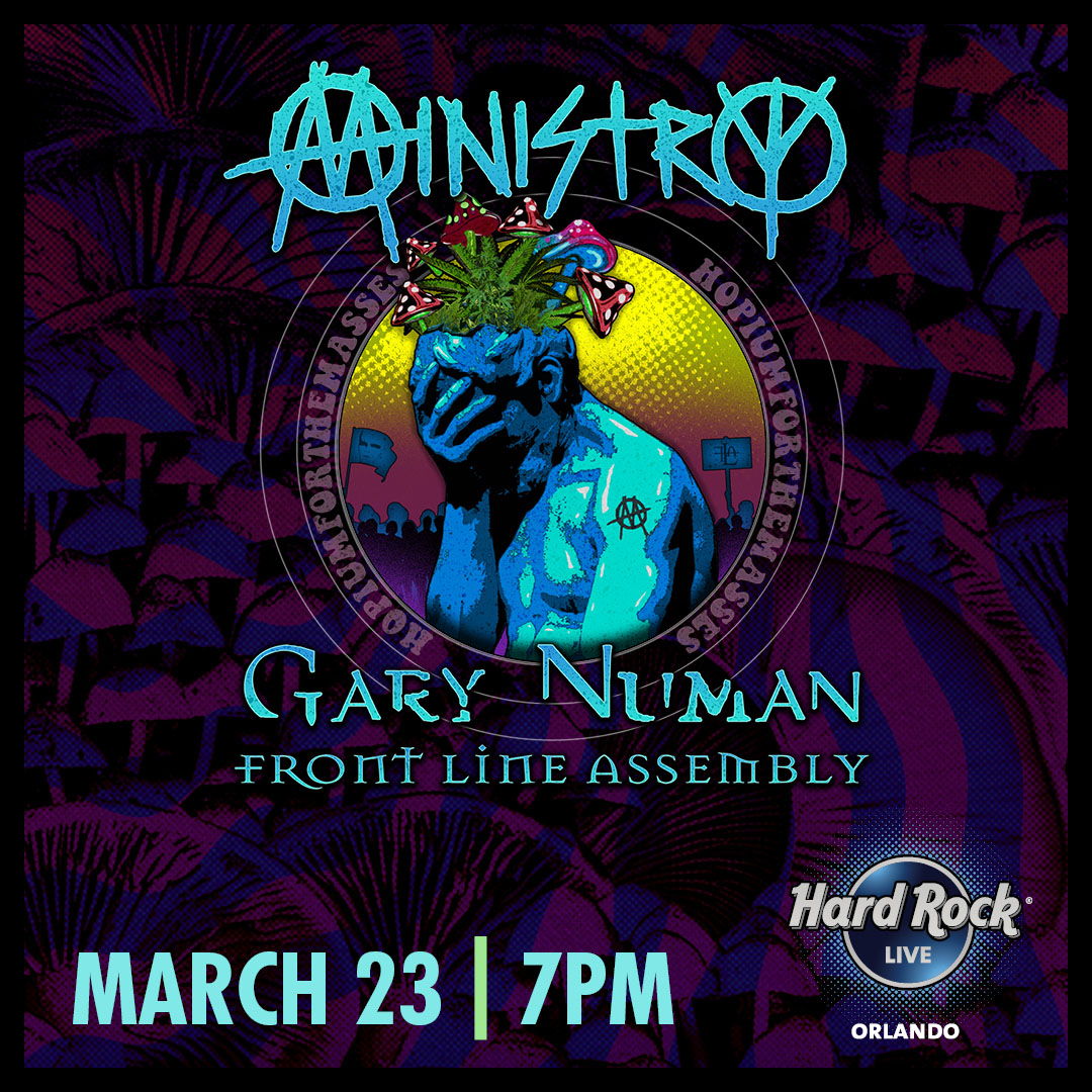 ☮️GIVEAWAY☮️ @WeAreMinistry is coming to the @HardRockOrlando on March 23! 🎟 Enter to Win Tix: showsigoto.com/ministry-givea… 🔒 Secure Tix: ticketmaster.com/ministry-orlan…