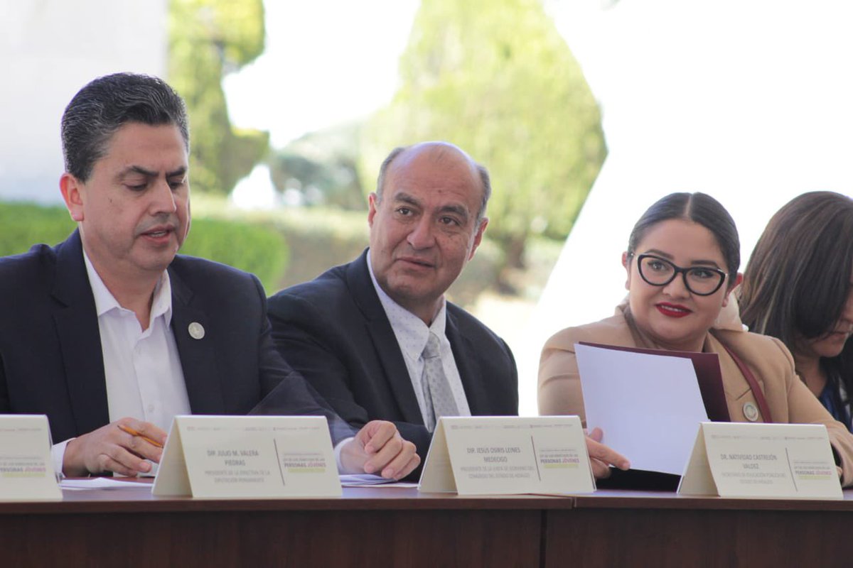 natycastrejonv's tweet photo. Me honra encontrarme en el @CongresoHidalgo, para participar en el Foro Integrador para la Construcción de la Ley de los Derechos de las Personas Jóvenes del Estado de Hidalgo, espacio privilegiado para escuchar la voz de la juventud; expreso el saludo siempre amable y cordial que por mi conducto hace llegar el gobernador @juliomenchaca_, quien reconoce en la vía jurídica, el elemento esencial que da cohesión y garantía a la convivencia social, sin menoscabo del respeto a las libertades individuales.

#PrimeroLaEducación #NatyCastrejón