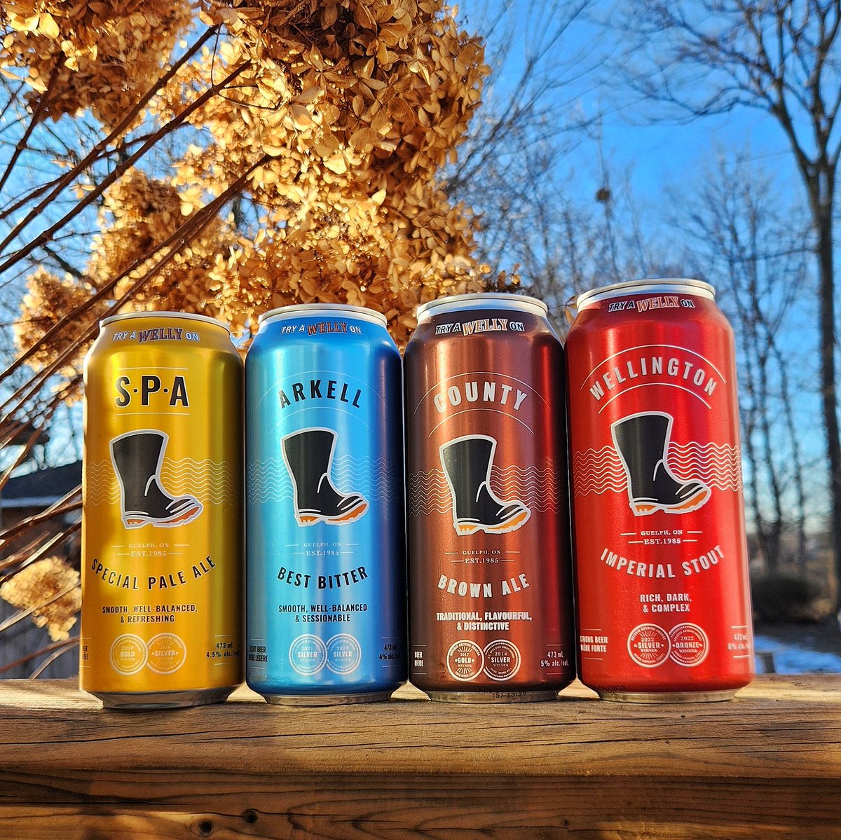 DrunkPolkaroo's tweet photo. Foundational 4-Pack.
@WellingtonBrew Special Pale Ale, Arkell Best Bitter, County Brown Ale, & Imperial Stout make for some the best examples of #FlagshipFebruary core beers out there. Each is a shining example of the style, and after all these years, they still delight! https://t.co/4JF5GExJKI
