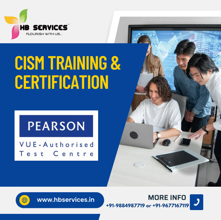 HB_Services's tweet photo. CISM Training &amp; Certification:
HB Services conducts CISM training. It's important to dedicate sufficient time and effort to your preparation, as the CISM  https://t.co/O9I1WvAIu0 or Call or WhatsApp +91-9884987719 or +91-9677167119

#hbeducationandservices #hbservices https://t.co/U0vC0eTxcS
