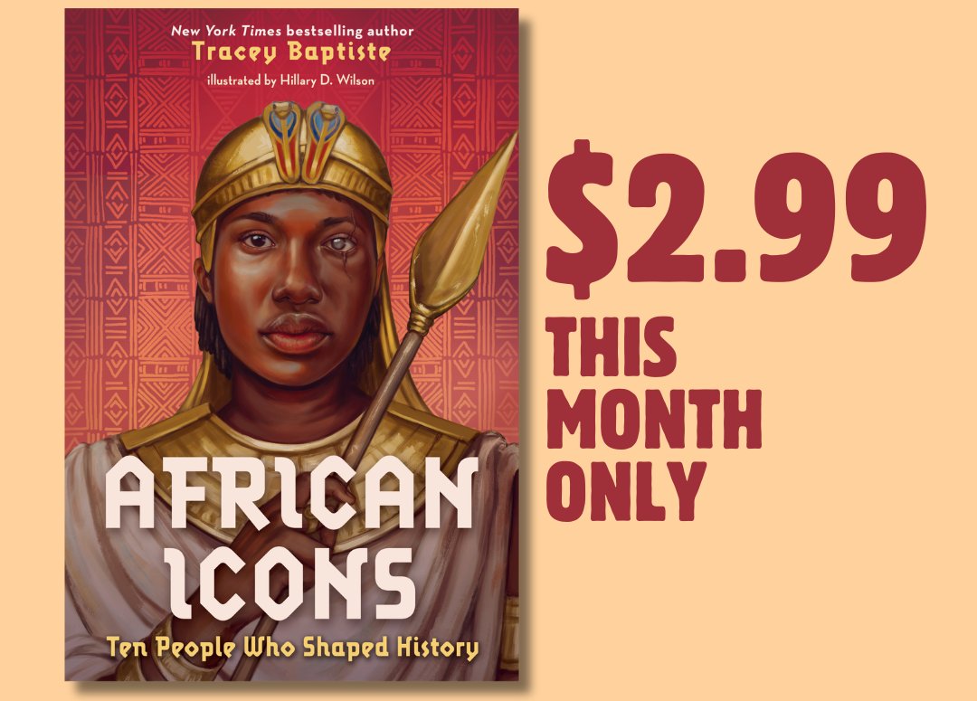 AFRICAN ICONS by @TraceyBaptiste is only $2.99 all February! tinyurl.com/kindleicons