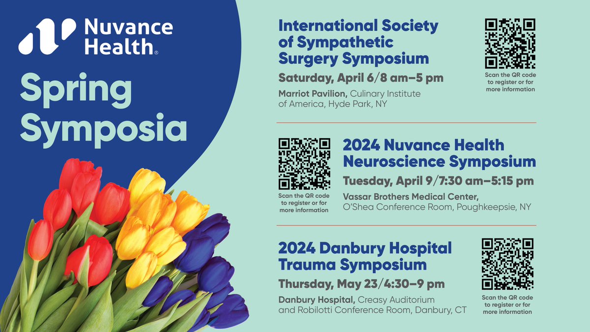 NorthwellCTHVCE's tweet photo. "🌸 Spring into action and elevate your practice! Join us at our Spring Conferences for Healthcare Providers. 🌟 Dive into the latest innovations, network with colleagues, and enhance your skills. 🩺💡  #SpringConference2024 https://t.co/i4C0xYwuH0