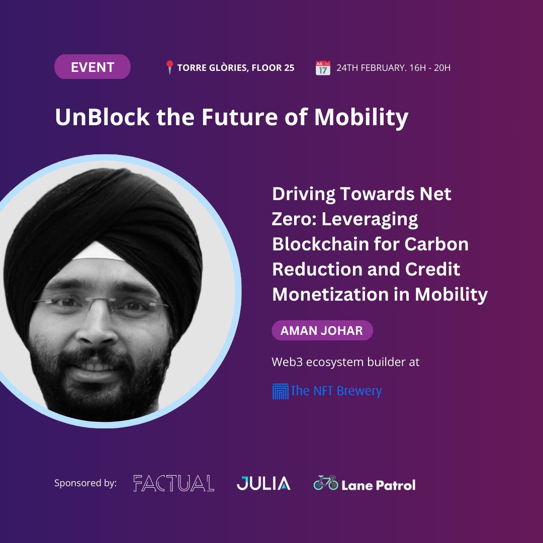 If you are in Barcelona for the #MWC24 come over for a chat on incentivizing companies to achieve a net zero on their carbon footprint - specially if you are in the mobility industry.