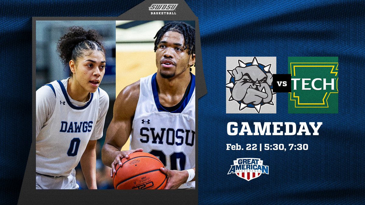 SWOSUAthletics's tweet image. Home hoops! SWOSU vs Arkansas Tech, tonight in Weatherford. Women tipoff at 5:30, men follow at 7:30. 

swosuathletics.com/coverage

@SWOSUW x @SWOSUHoops