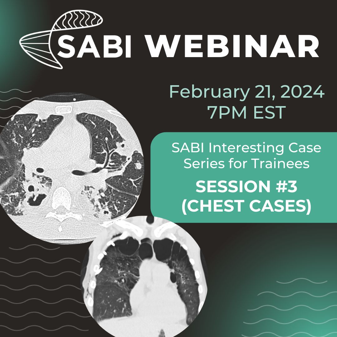 Looking forward to seeing you tomorrow at our live webinair! Join us during this interactive session designed for radiology trainees. Register today! bit.ly/42E65ak @ASBEpic @anugayathrij @NicoleHindmn01 @catanzanotara @ivpedrosa