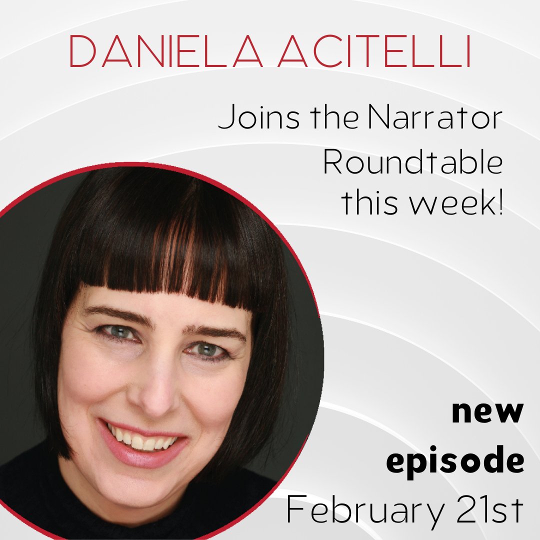 We're dropping a new episode this Wednesday, Feb 21st!  Joined by @danielaacitelli, the episode is called "Brother, Can You Spare a Sample?"     

Drop your guesses for this week's topic in the comments 👀 
#narratorroundtable #narratorpodcast #audiobookindustry #audiobookpodcast