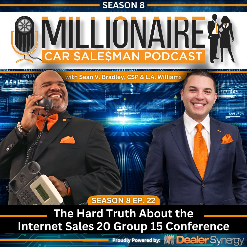 Dive into the latest episode of the Millionaire Car Salesman Podcast: The Hard Truth About the Internet Sales 20 Group 15 Conference 👀

…lionairecarsalesmanpodcast.libsyn.com/ep-822-the-har

#IS20G #IS20G15 #InternetSales20Group #InternetSales20Group15 #InternetSales20GroupConference #MCS