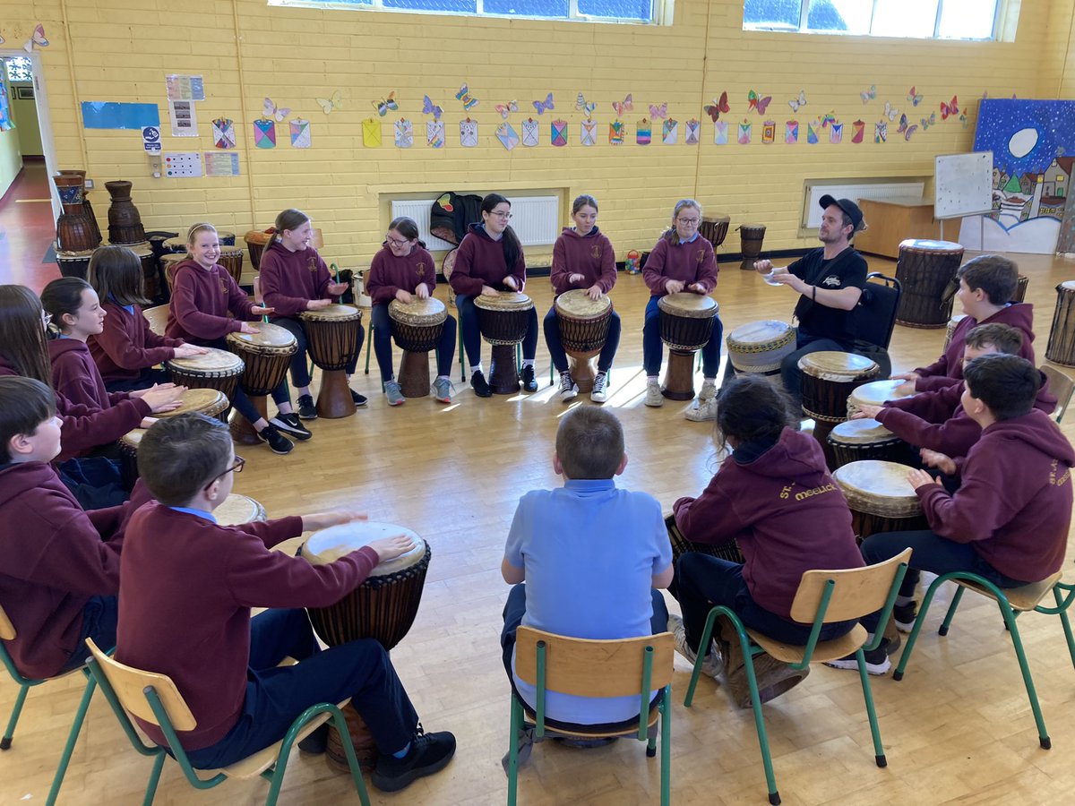 MeelickN's tweet photo. We had a great time today with some African drums! It was very enjoyable!! Thank you Barra!! https://t.co/kJiXQInFN4