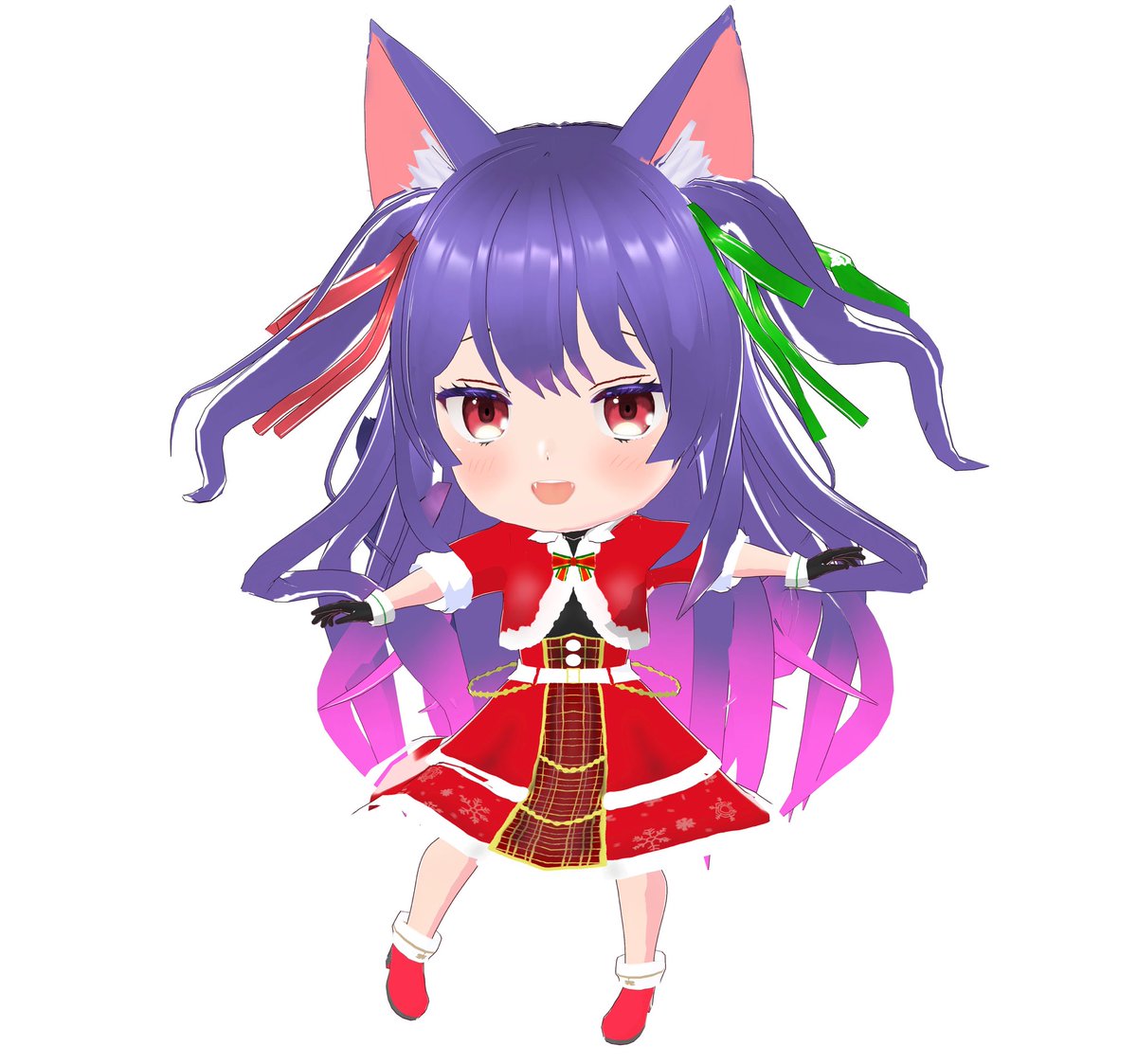 1girl animal ears solo gloves animal ear fluff long hair looking at viewer  illustration images