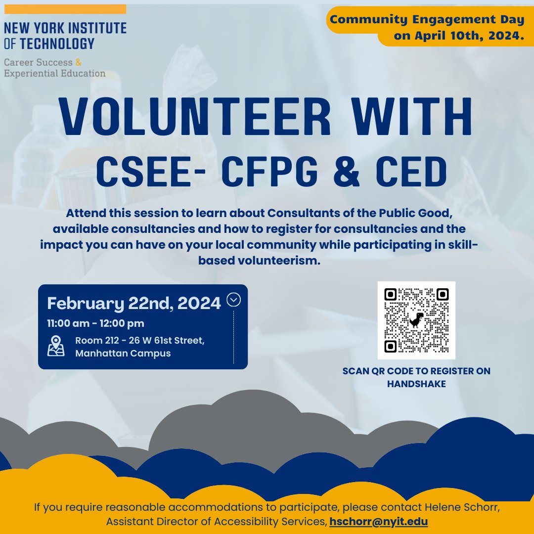 Discover various volunteering opportunities in your community with NYIT. Sign up today! #Volunteer