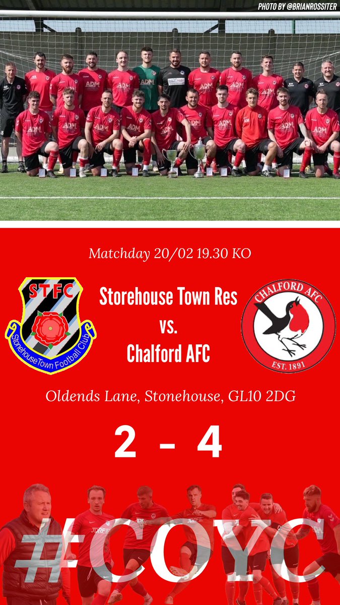 ⚽️ RESULT: @stonehouse_town Res 2 - 4 @Chalford_AFC 🥅 GOALS: @AndyMarr17 @rynhrry @BMinnican 2 🏅MOTM: @BMinnican #COYC #Chalford