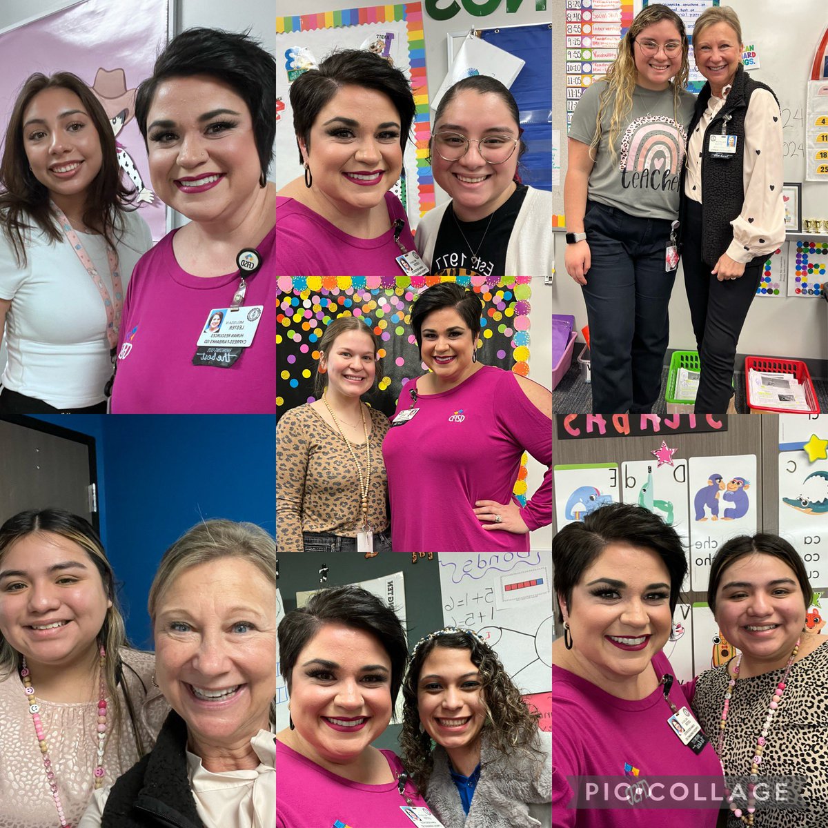 @CFISDMELISSA and @CFISDmichelle have been out and about visiting our wonderful @CyFairISD student teachers at @CFISDWilson, @CFISDLieder, and @MRobinsonElem