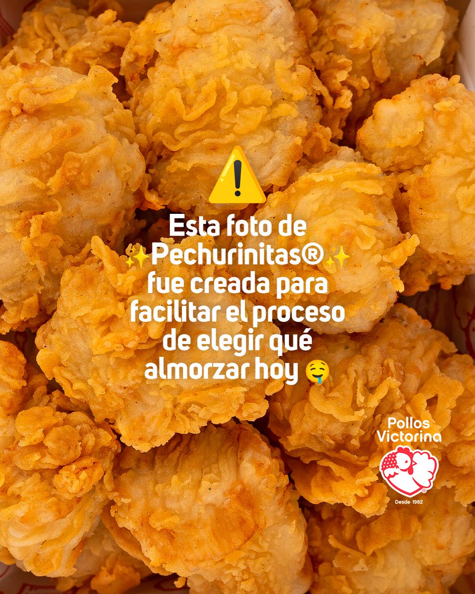 Las experiencias saben mejor cuando se comparten. 💖

Invita a tu pana, compañero de trabajo o a esa persona que le debes y disfruta de nuestras Pechurinitas®️ de Pollos Victorina. ❤ ¡Ven y visítanos o llévatelo por Drive Thru! 🙌 #PollosVictorina #AmorAlSabor