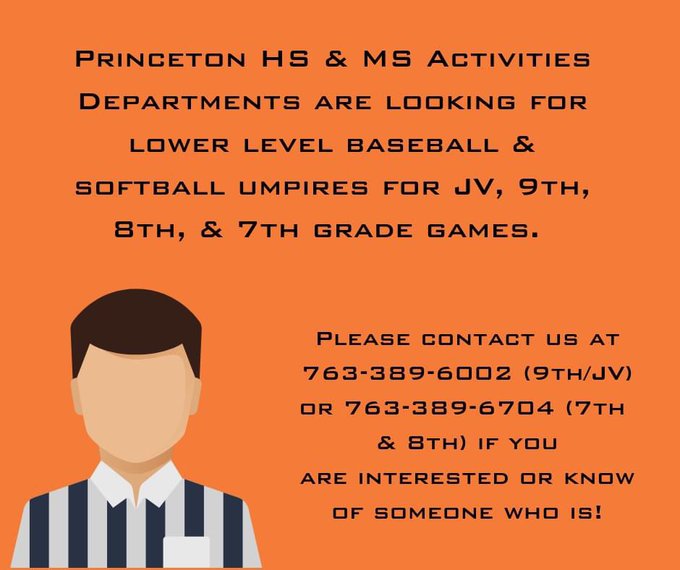 Looking to make some extra cash this spring? <a href="/ISD477/">ISD #477</a> <a href="/PrincetonHS/">Princeton HS 477</a> <a href="/PTigerBaseball/">Tiger Baseball</a> <a href="/PTigersoftball/">PHS_TigerSoftball</a> <a href="/PYSBA_TIGERS/">Princeton Youth Softball and Baseball Association</a> <a href="/tiger_alum/">Tiger Alumni Foundation-Princeton</a>