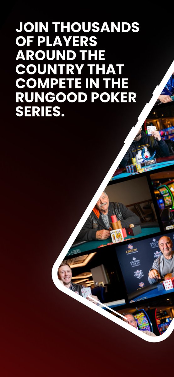 RGPokerSeries's tweet image. The Official RunGood Rewards App is NOW AVAILABLE! Currently in BETA, download today ⬇️ and help us develop the best player experience possible. 📱

Schedules at your fingertips, event photos, and more.

Claim your free 1,000 RunGood Rewards Point by signing up today to redeem…