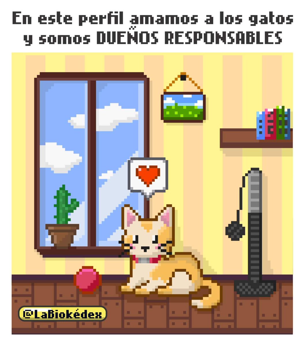 LaBiokedex's tweet photo. Los gatos domésticos son adorables, pero lo son más cuando tienen un dueño responsable, dedícales tiempo para jugar con ellos y no tendrán la necesidad de un salir, recuerda que afuera los podrían atropellar, envenenar o peor aún podrían cazar animales que no deberían #diadelgato https://t.co/PqrNguspGA