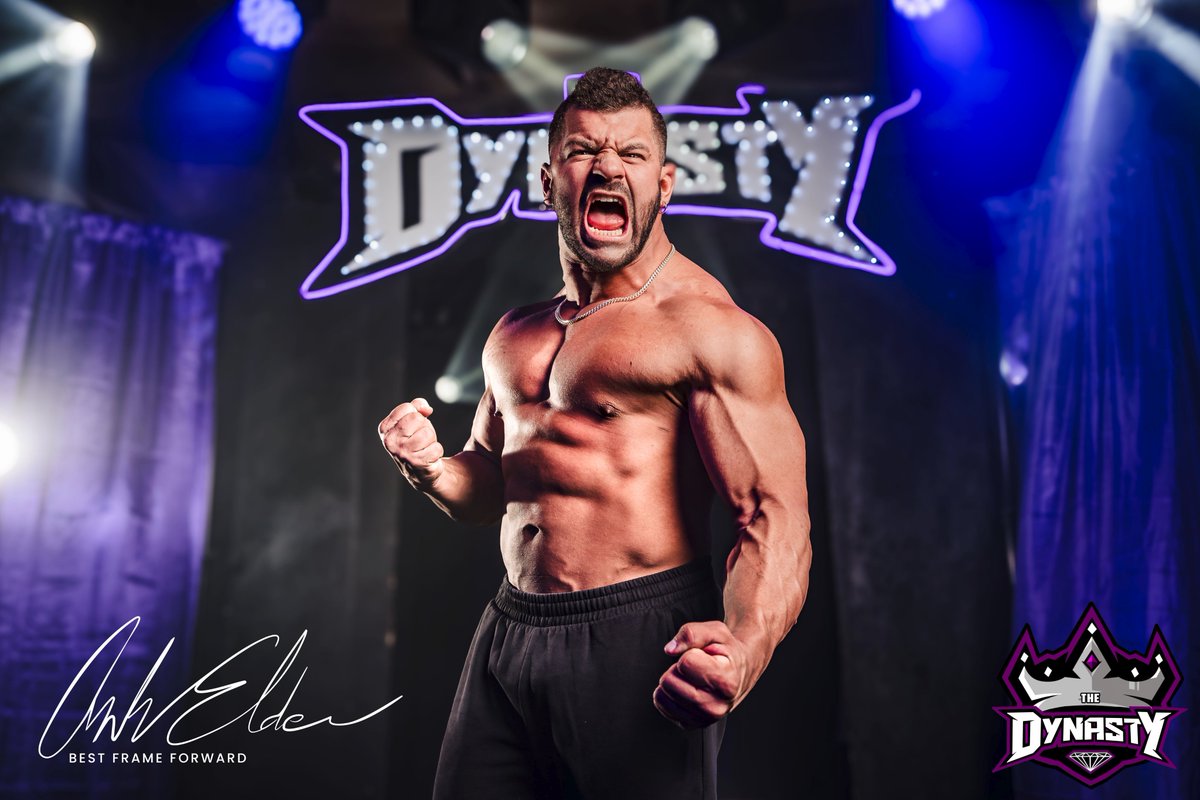 BestFrameFrwd's tweet image. Pix from @WeAreTheDynasty #ItWasAllADream this past Saturday. First up, promo photos!! @AlecOdin and @JoeyConway_ looking like a 1950s movie villain and his MONSTER enforcer respectively!