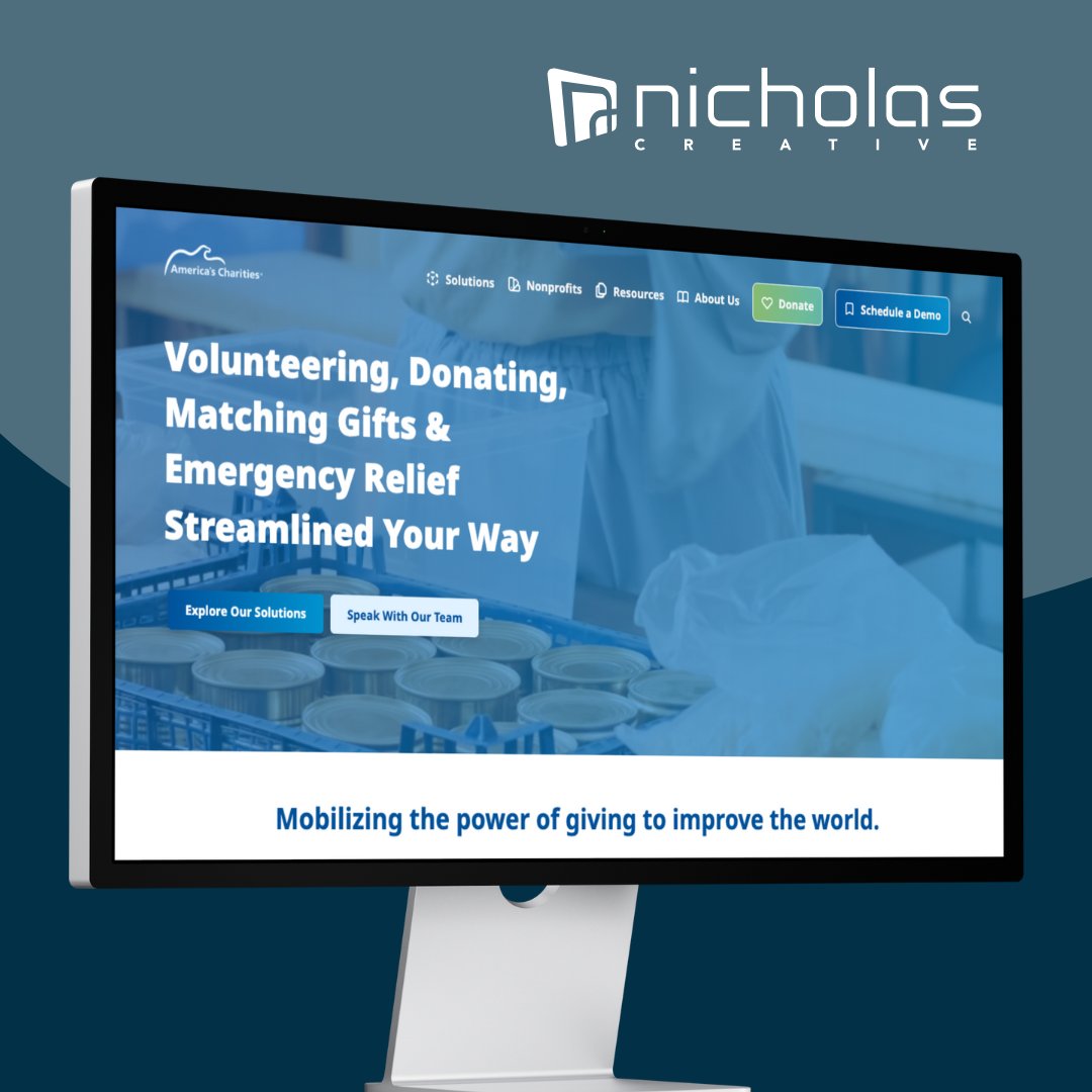 We're excited to showcase the newly redesigned website we did for <a href="/AmerCharities/">America's Charities</a> ! We're proud to be a small part of making their mission happen, and we give a big thank you to American Charities for entrusting us with this project!

Check it out: charities.org