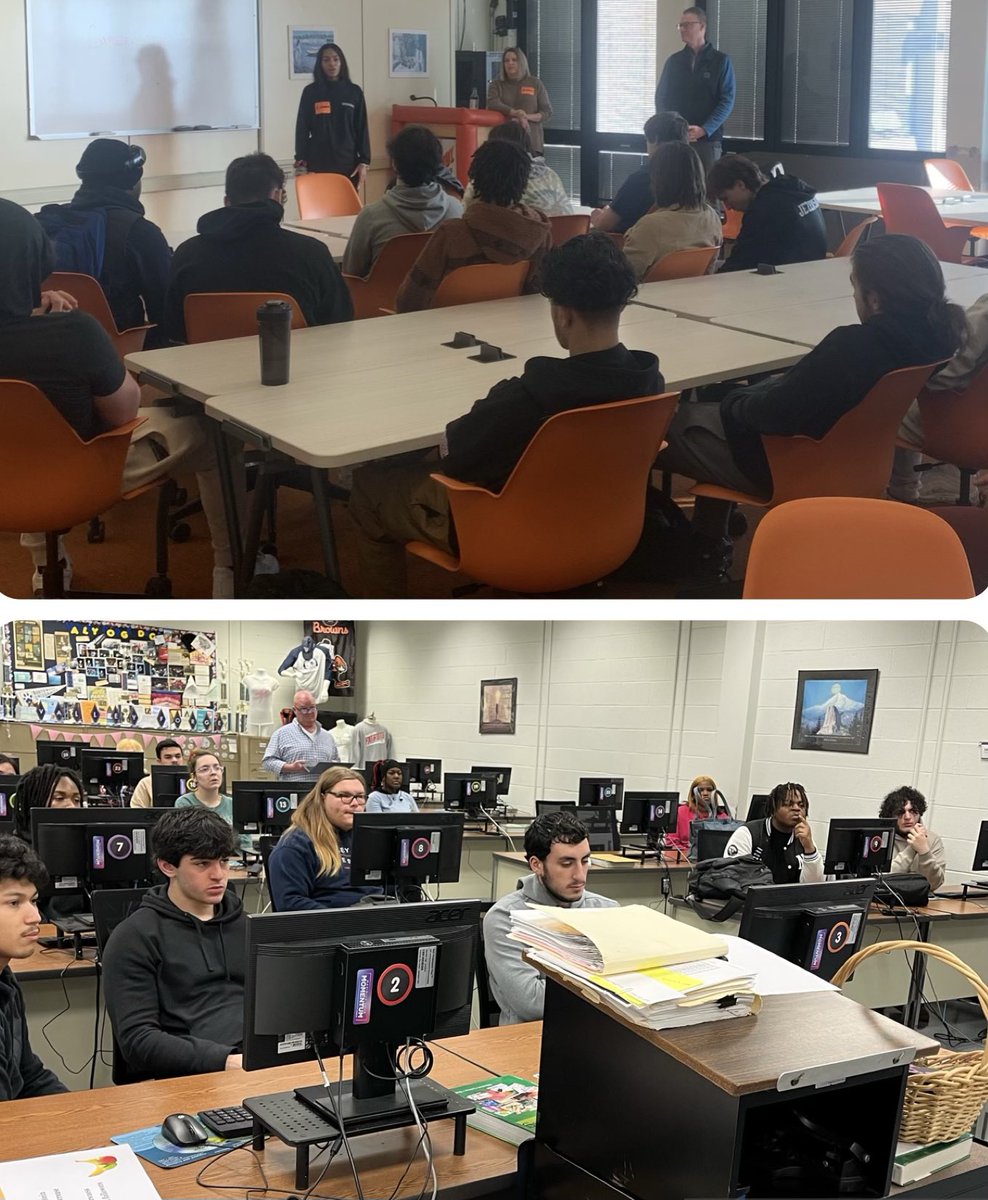 pcsdcte's tweet photo. Thank you ODOT district 12 and Ohio Department Administration Services for speaking to our CTE students in Cooperative Marketing Management on opportunities to work for the State of Ohio and ODOT  @ODOT_Statewide @StateofOhio @ParmaSchools @ODOT_Cleveland https://t.co/nAiUFiURAb