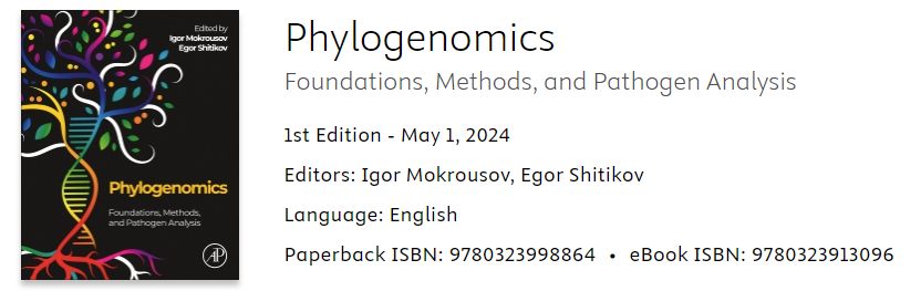Samuel G. Huete (@microbiomol) on Twitter photo Our book chapter "Taxonomy and phylogenomics of Leptospira" is now out in <a href="/ElsevierConnect/">Elsevier</a>
We cover the relationship of Leptospira spp. with other spirochetes, the methods used for their classification, and the main genomic features of the clades!
👇👇
shop.elsevier.com/books/phylogen… Our book chapter "Taxonomy and phylogenomics of Leptospira" is now out in <a href="/ElsevierConnect/">Elsevier</a>
We cover the relationship of Leptospira spp. with other spirochetes, the methods used for their classification, and the main genomic features of the clades!
👇👇
shop.elsevier.com/books/phylogen…
