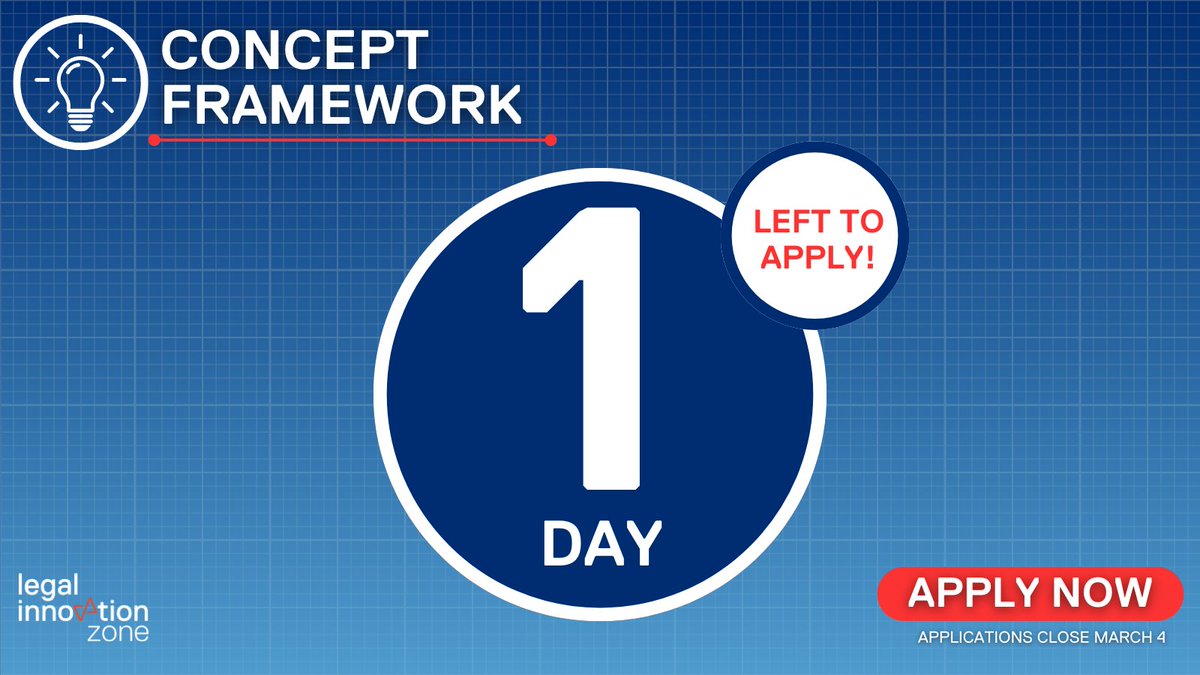 LIZTorontoMet's tweet photo. Last day to apply for #ConceptFramework! Don’t miss the opportunity to take your #InnovativeIdea out of your head & into reality. Find out if you can turn your idea into a successful & sustainable business through interactive content & expert guidance. https://t.co/jENgeJ7c9V https://t.co/IFgjIcrcTS