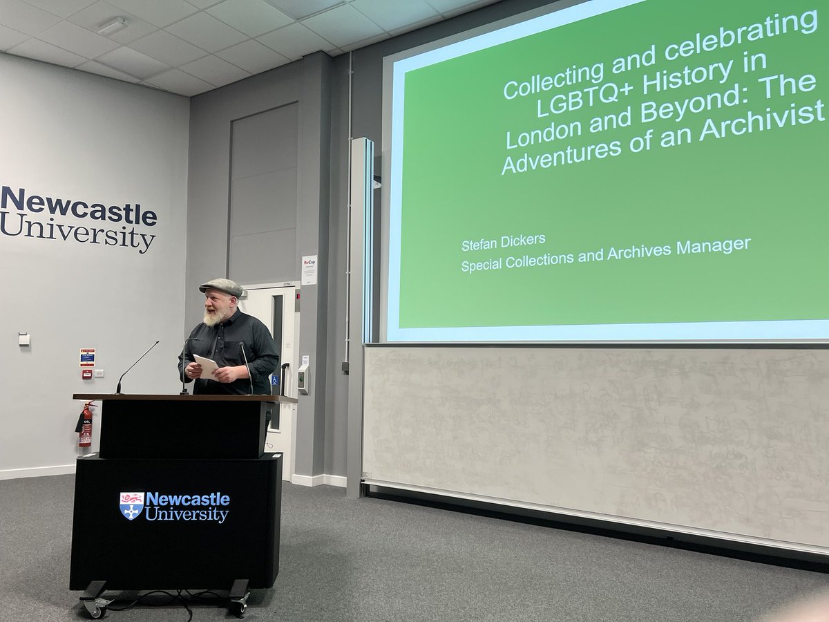 INSIGHTS Public Lectures | Newcastle University (@insightsncl) on Twitter photo <a href="/stefdickers/">Stef Dickers</a> from <a href="/BishopsgateInst/">Bishopsgate Institute</a> gives tonight’s #LGBTplusHM lecture: Collecting, archiving and celebrating LGBTQIA+ and alternative sexualities.
<a href="/UniofNewcastle/">Newcastle University</a> <a href="/EngageNCL/">Engage@NewcastleUni</a> <a href="/RainbowNCL/">Rainbow@ncl</a> <a href="/libraryncl/">Newcastle University Library</a> <a href="/EqualityNCLUni/">NCL Uni Equality</a> <a href="/stefdickers/">Stef Dickers</a> from <a href="/BishopsgateInst/">Bishopsgate Institute</a> gives tonight’s #LGBTplusHM lecture: Collecting, archiving and celebrating LGBTQIA+ and alternative sexualities.
<a href="/UniofNewcastle/">Newcastle University</a> <a href="/EngageNCL/">Engage@NewcastleUni</a> <a href="/RainbowNCL/">Rainbow@ncl</a> <a href="/libraryncl/">Newcastle University Library</a> <a href="/EqualityNCLUni/">NCL Uni Equality</a>
