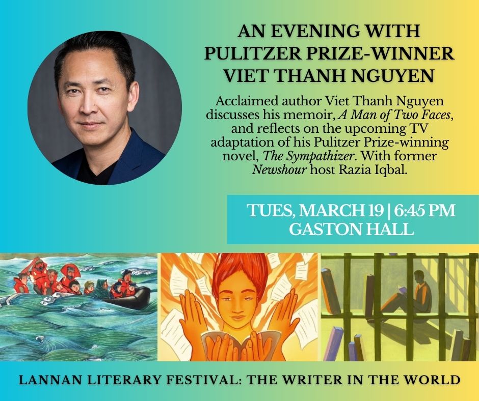 Mark your calendars! On March 19th at 6:45PM, we’ll be joined by Pulitzer-Prize winner Viet Thanh Nguyen, author of The Sympathizer, coming to HBO as a new original series soon. bit.ly/LannanLitFest2… #LannanLitFest