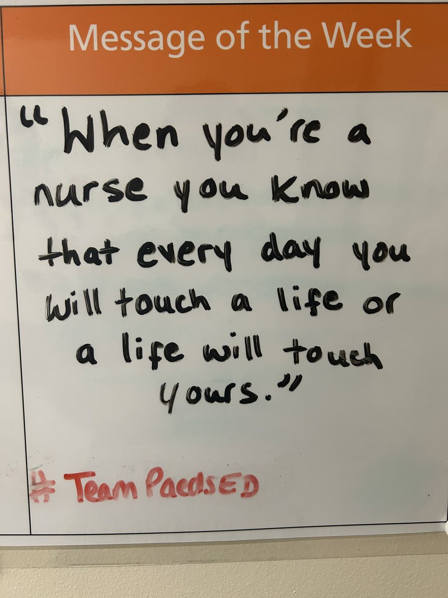 Working as a nurse in a paediatric emergency department it’s important to stay positive &amp; remind each other that we do make a difference to our patients &amp; families <a href="/LancsHospPaeds/">Paediatrics</a>
