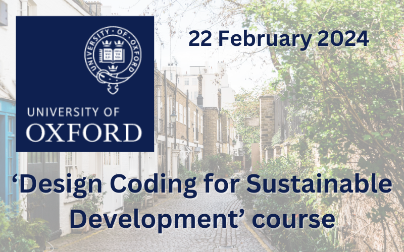 createstreets's tweet photo. Quiet days in the office this week as the lovely team are very much on the road. @djjmilner & @RobertKwolek are lecturing this week on #DesignCoding for #SustainableDevelopment at @UniofOxford and...
https://t.co/PuciDHrFsn https://t.co/ByKU3oTp1E