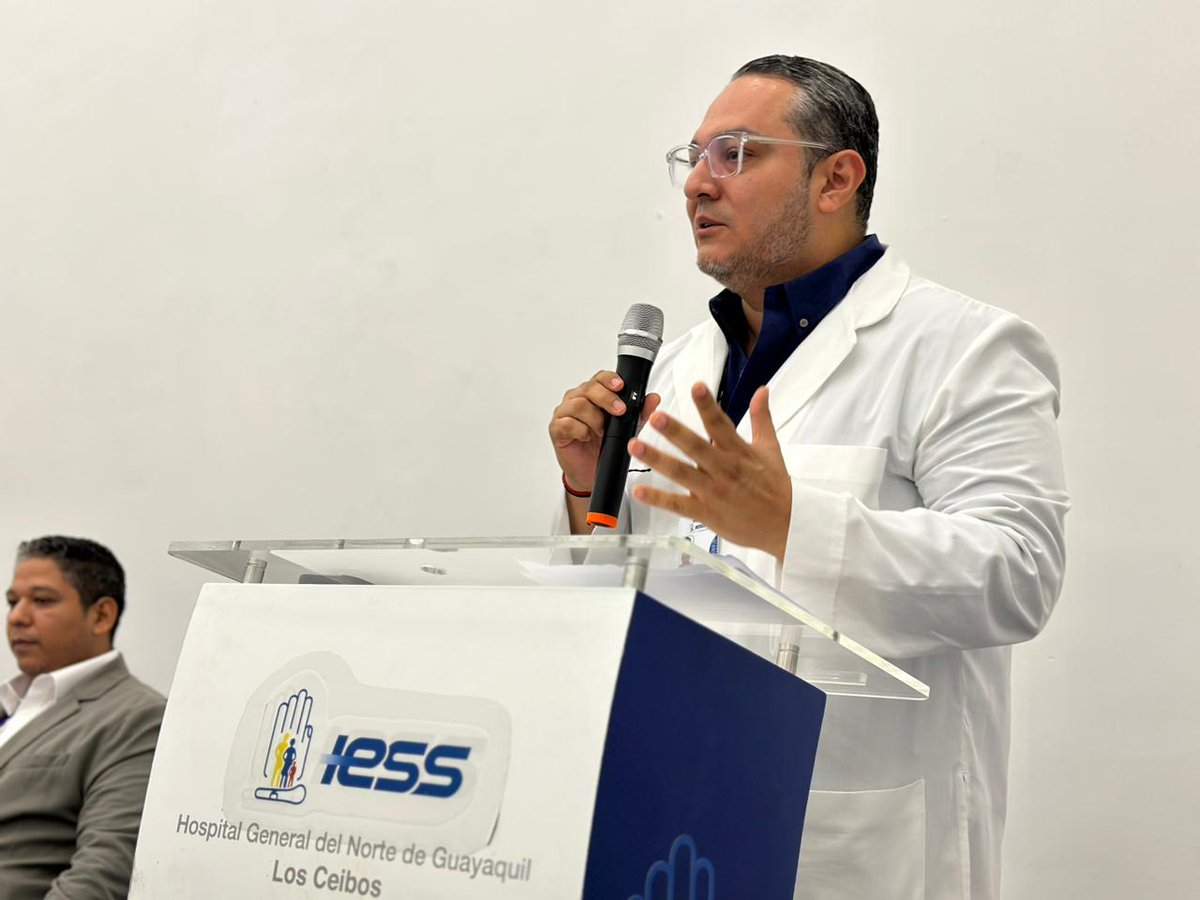 IESS_Ceibos's tweet photo. #IESSteInforma | El evento se realizó en el auditorio de @IESS_Ceibos, donde estuvieron presentes autoridades de la unidad hospitalaria y representantes del @IndotEcuador.🤝✅ https://t.co/t9L4uOylX1