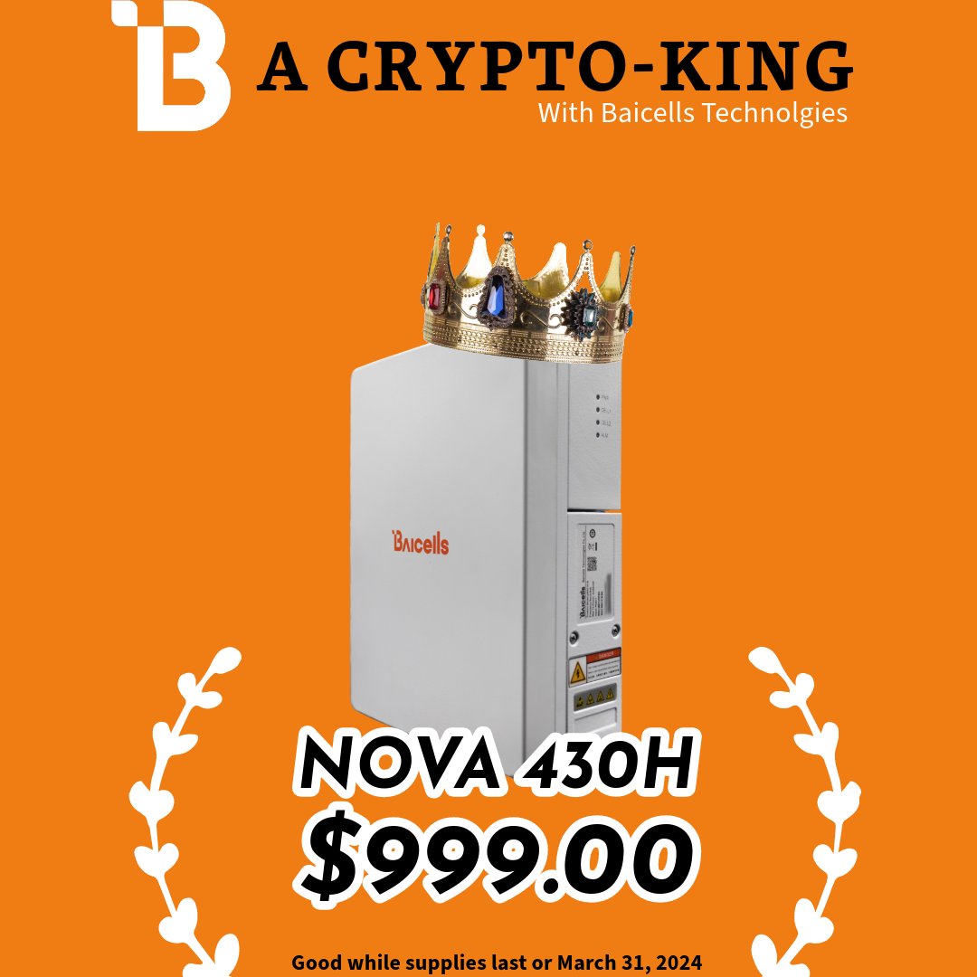 Get your @Baicells Nova430H today at https://t.co/AtSuoPV5Ab #Crypto  #Helium #CryptoMining #Tokens #5G #Wireless #4G #Baicells