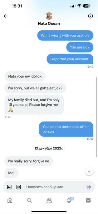 Hello everyone,‼️ This one and only account I have here ‼️ I would like to tell you about an impudent