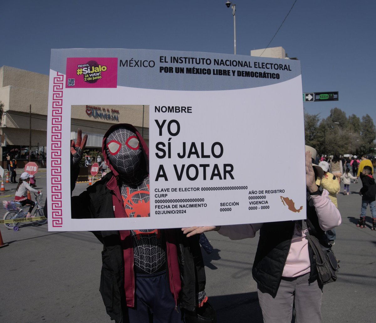 Si Spiderman jala a votar este 2 de junio, ¿por qué tú no?