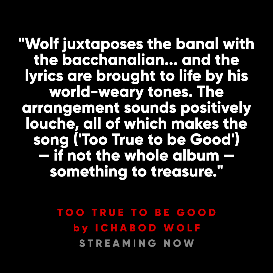 Big thanks to <a href="/analoguetrash/">analoguetrash</a> for the big words, which I definitely didn't have to Google to understand. I have a 2:1 degree in English, so this is absolutely no problem for me. No problem at all. Not enough big words, if anything. Stream <a href="/IchabodWolf/">Ichabod Wolf</a>'s new album expeditiously!