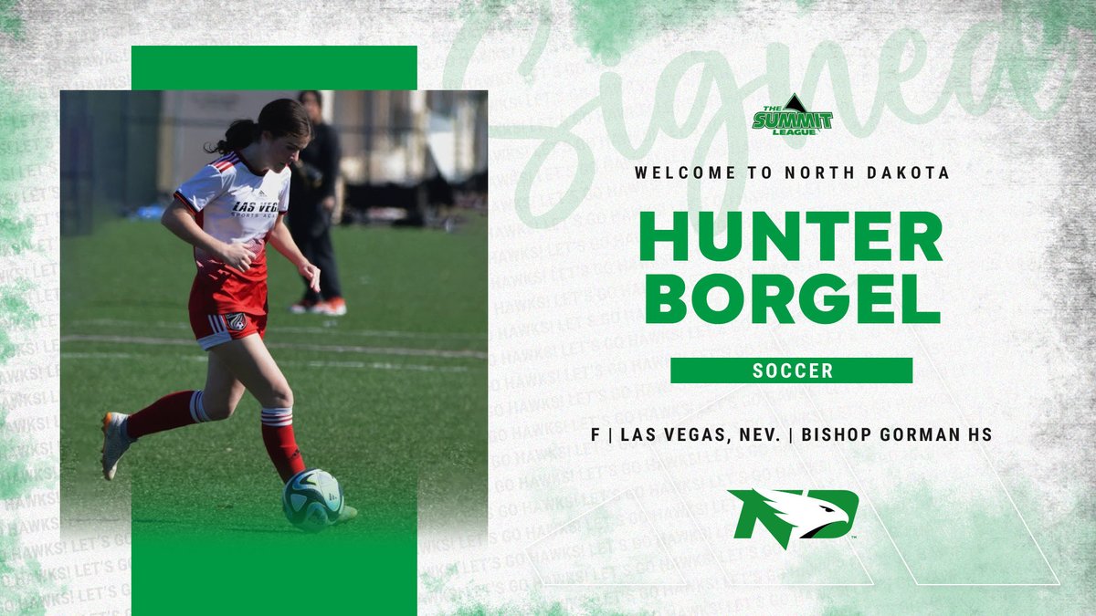 Welcome to the family, Hunter Borgel! · Was named the Nevada 5A Player of the Year · Two-time Nevada 5A Golden Boot winner as the leading scorer · Totaled 62 goals & 41 assists in 3 seasons at Bishop Gorman HS · Represented BGHS at the All-American game #UNDproud | #LGH