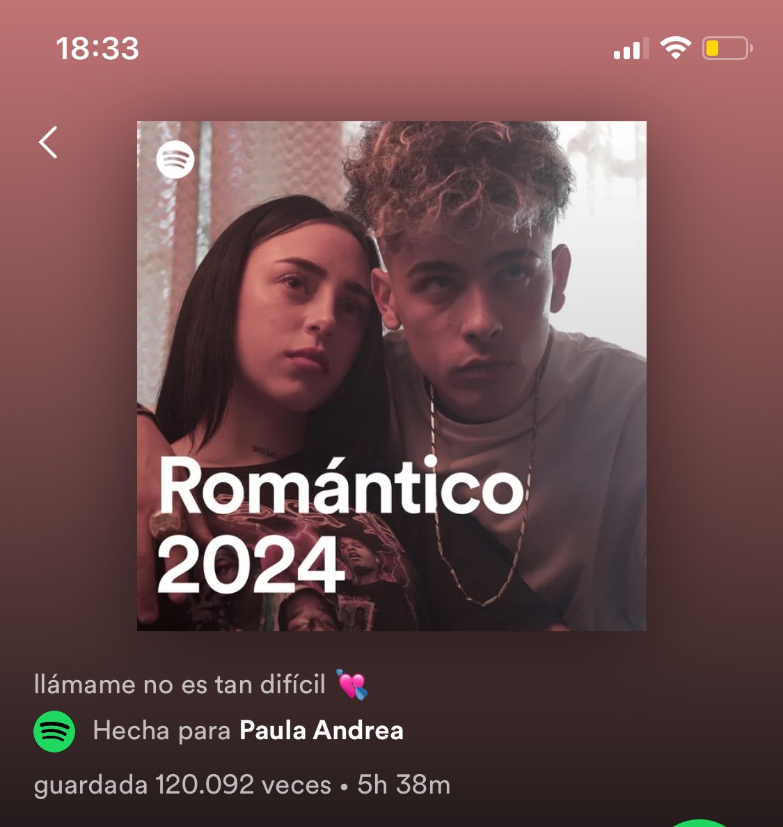 La play list que me ha recomendado Spotify… ?????????????