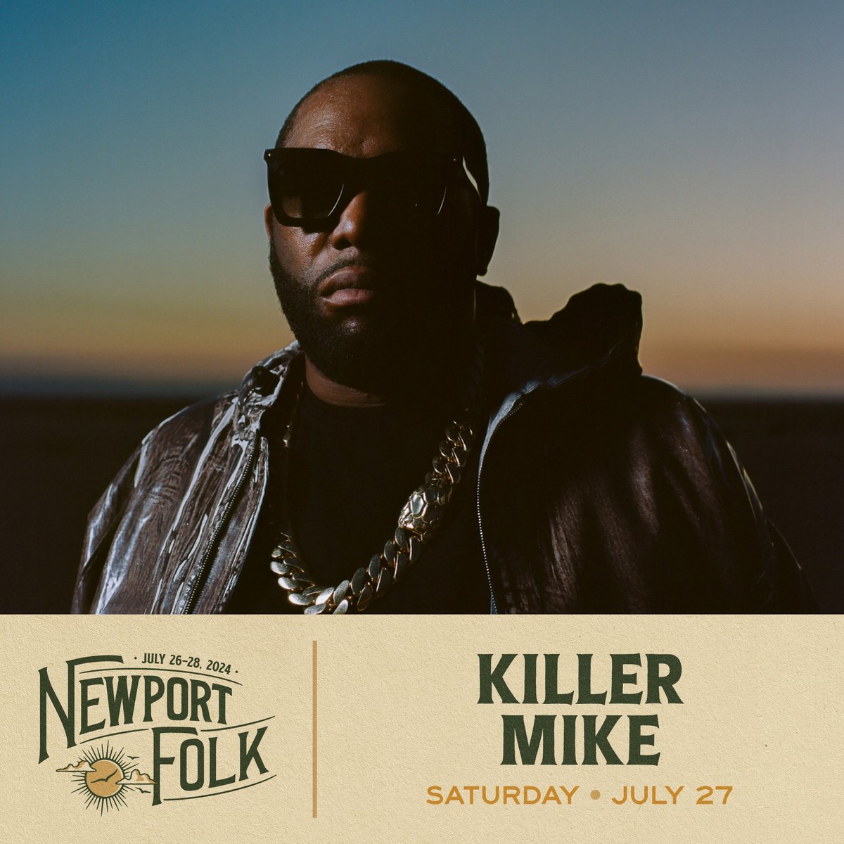 We're honored to welcome @KillerMike to the Fort this summer. On his behalf, @newportfestsorg has made a grant to @MOTIinc which works with musicians to bring the transformative power of music education, mentorship, & hope to those incarcerated or facing challenges of reentry.