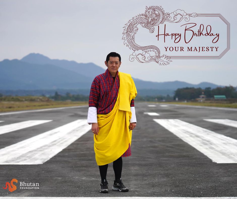 Happy Birthday Your Majesty. The Bhutan Foundation team would like to join the nation in extending our warmest wishes for joy, prosperity, and continued success in leading our nation towards a bright and sustainable future. p.c @ Royal Office of Media