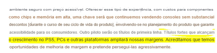 OCervejeiro_'s tweet photo. BOMBA! 💣🔥
Piroki Titoki deixa claro que precisa da Multitude para estancar o sangramento da divisão Playstation, que boa parte é causada por vendas de consoles.
Piroki menciona PCs e outras plataformas onde o Mobile, Nuvem e consoles XBOX se enquadram.
#Multistation https://t.co/5yXjx4uZqH