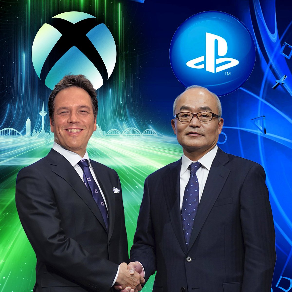 Colteastwood's tweet image. Xbox is already EVERYWHERE (with few games on PS+Nintendo) Playstation will be EVERYWHERE (with few games on Xbox+Nintendo). Both have Operating Margins near HALF of where they should be. The traditional Exclusive is over. Hiroki Totoki said, "EVERYWHERE there is compute" Listen…