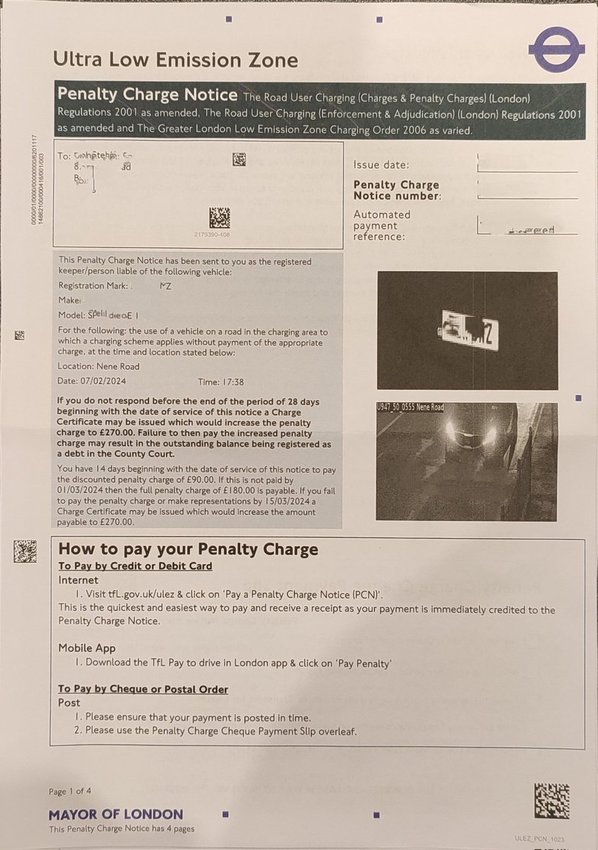 Yet another reason not to go anywhere near London !

Fucking bullshit through the door .
Zero signage on the roads to tell you no notifications.
Cements my thoughts about ever visiting the shithole again  ! 

Absolute joke 
Ultra low Bullshit !!
 🖕you <a href="/TfL/">TfL</a>