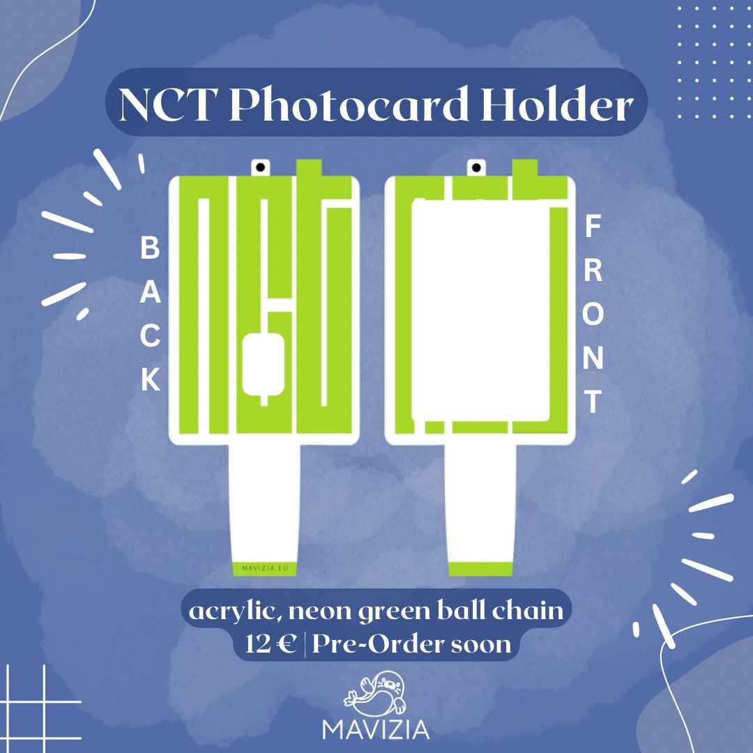 CZENNIE! 👀 

I love nct. I love nct pcs. I love the lightstick so - here it is! The pc holder in a simple yet remarkable design. Pre-Order will open soon. 🩵

#maviziaeu #엔시티 #nct127 #nctdream #nctu #nctwish #nct #nctzen #nctzens