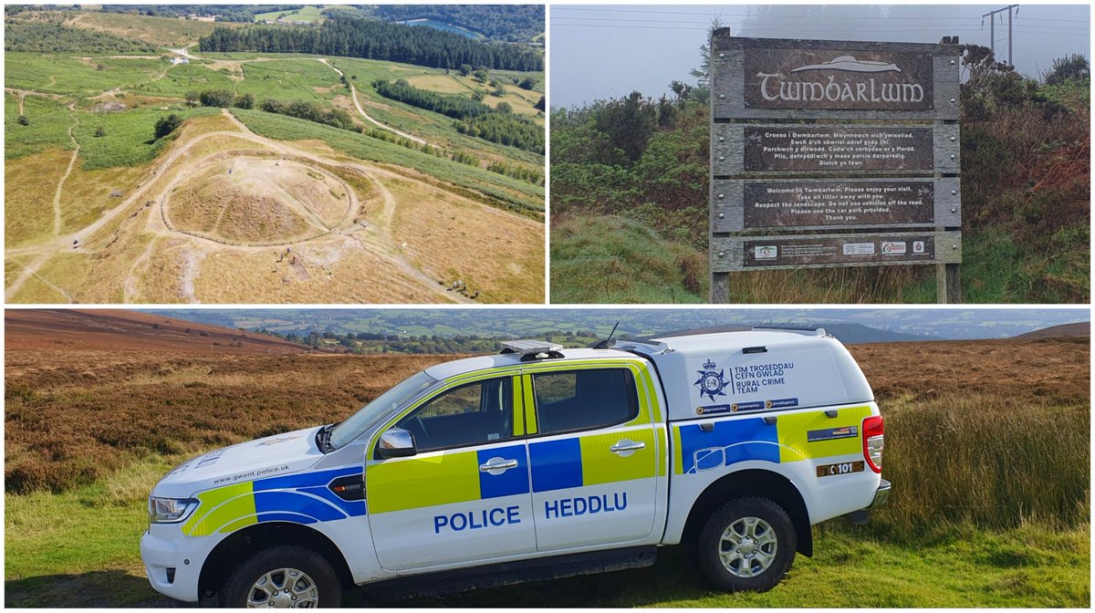 Great #PartnershipMeeting today with local #Farmers, @cadwwales and @twmbarlwmrisca Discussing the illegal use of #OffRoadBikes and #4x4 vehicles impacting on #Twmbarlwm and its #HillFort #ScheduledMonument Days of action and enforcement activity planned! #HeritageWatch