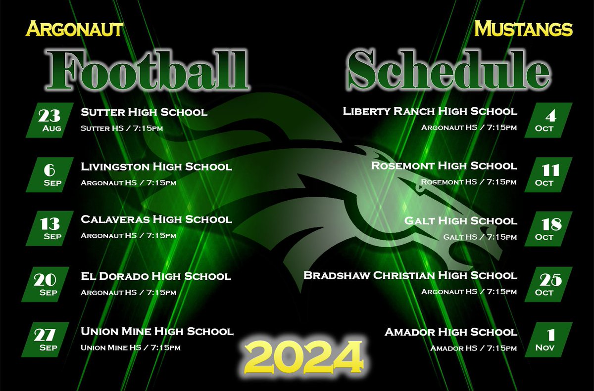 2024 Schedule release