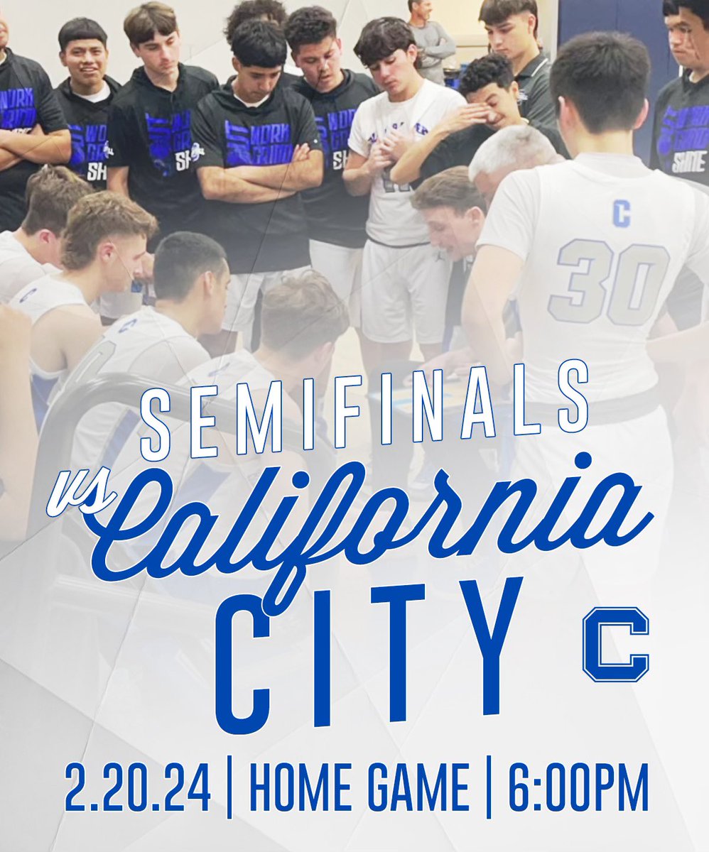 🚨 Game Day!

Blue Raiders host California City tonight for the D6 Semifinal matchup! 4 winning quarters to punch that ticket to Selland!

Show up and show out tonight, let’s get Gomes court going 🗣️🗣️🗣️

🆚 California City
⏰ 6pm
📍Caruthers

💙⚔️🏀

#NoRaidersDown #GrindToShine