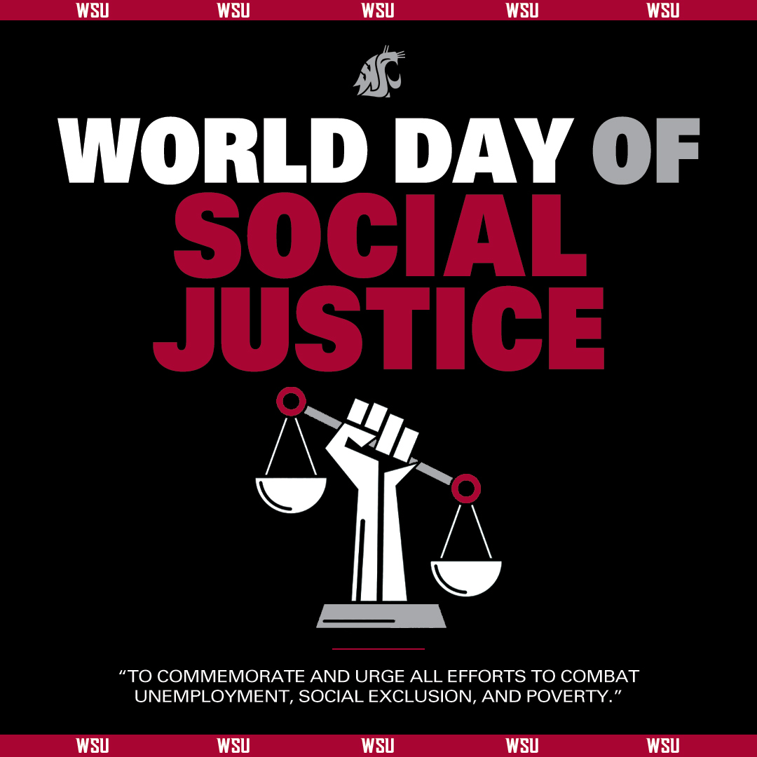 Let's unite for a more inclusive world on #WorldDayofSocialJustice 🤝

#GoCougs